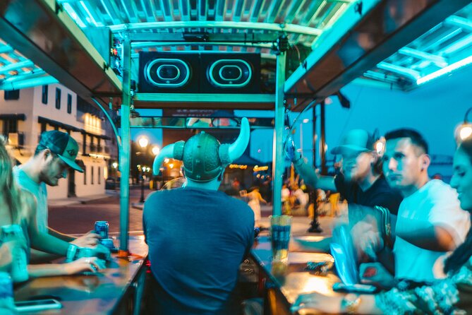 Party Bike through St. Pete with Bar+Mural Stops on Trolley Pub - 3 Daughters Brewing: the practical home base