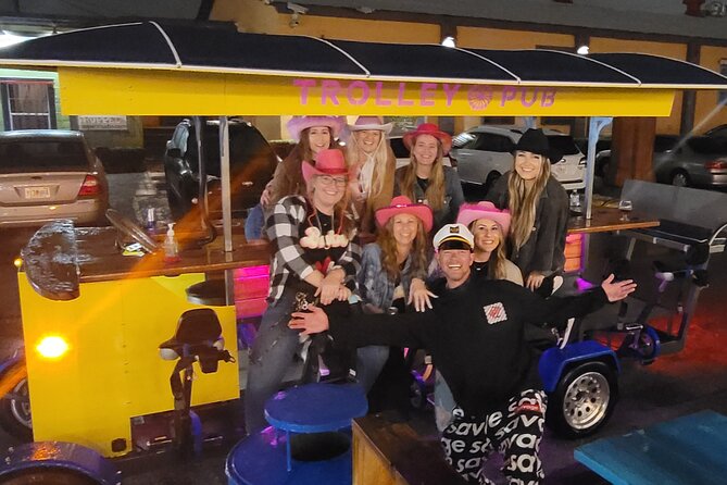 Party Bike through St. Pete with Bar+Mural Stops on Trolley Pub - Starting at 3 Daughters Brewing