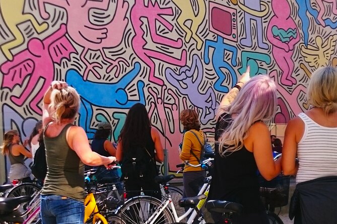 Pisa Street Art Self-Guided Bike Tour - Keith Haring’s Tuttomondo mural