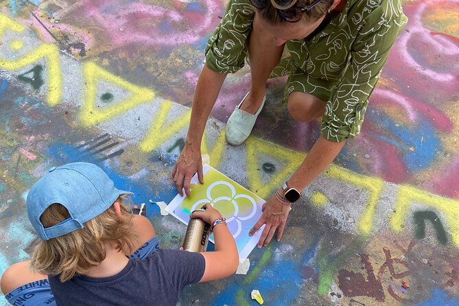 Private Barcelona Street Art Workshop with a Street Artist - Jardins de les Tres Xemeneies and the mural session