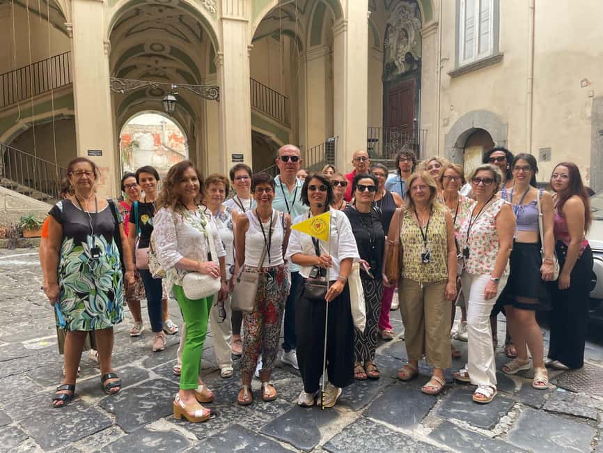 Rione Sanità: tour among street art, architecture, folklore - Entering the reopened Chiesa dei Cristallini
