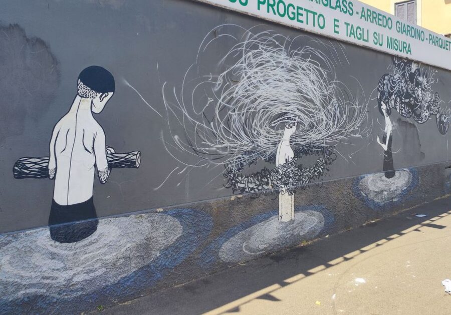 Rome: Ostiense Graffiti and Modern Street Art Walking Tour - From factories to bars, homes, and painted walls