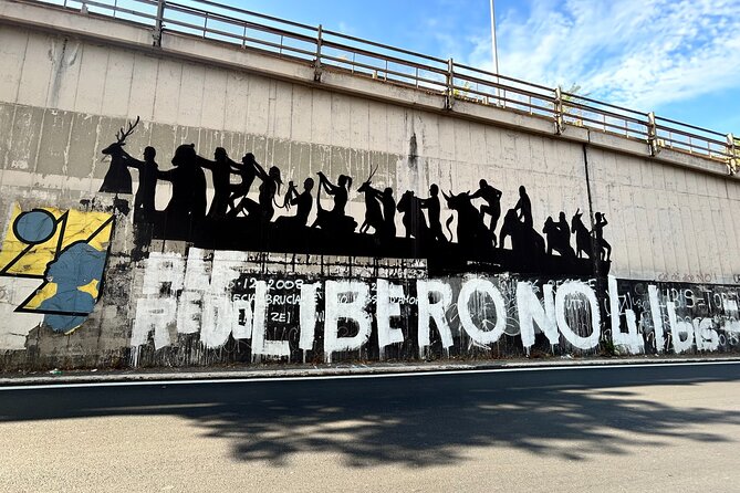 Rome: Pigneto Urban Art Walking Tour with Italian Aperitif - Via Prenestina’s larger murals