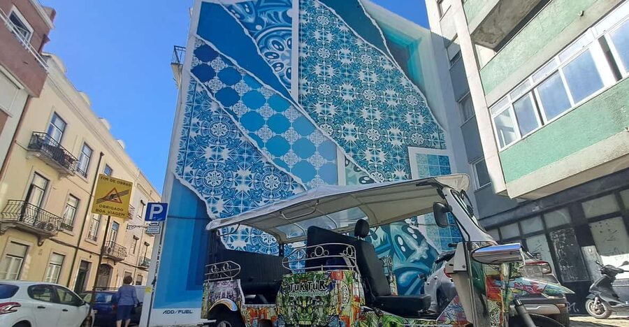 Street Art Lisbon: Tuk Tuk Tour - Marvila, Lisbon’s more modern artistic side