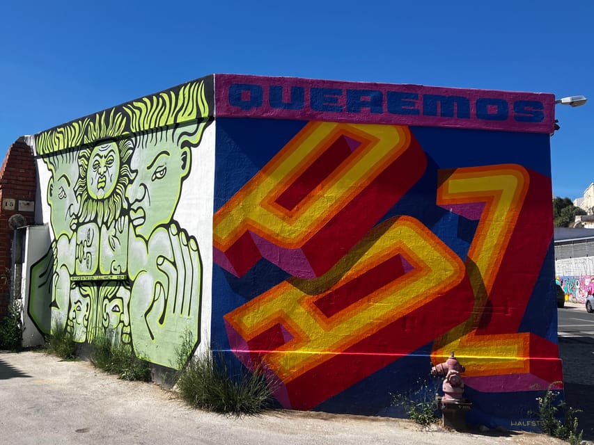 Street Art Lisbon: Tuk Tuk Tour - Xabregas and the final art stops