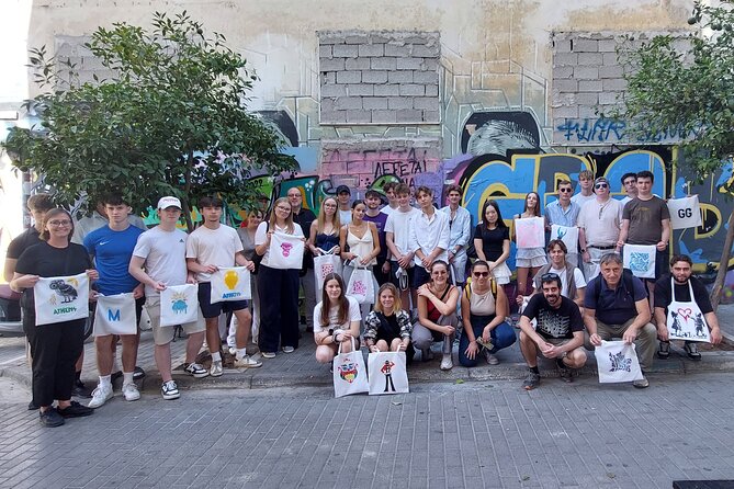 Street Art Tour & Graffiti Painting Workshop in Athens - The tote bag is more than a craft project