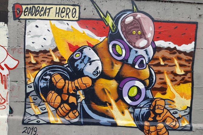Street Art Tour in Vienna - Schottenring finishes near Flex and the canal