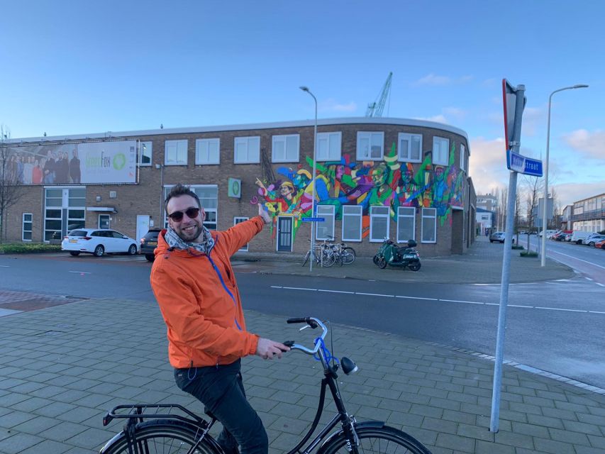 The Hague: Street Art Tour by Bike - Binckhorst: the long, industrial part of the ride