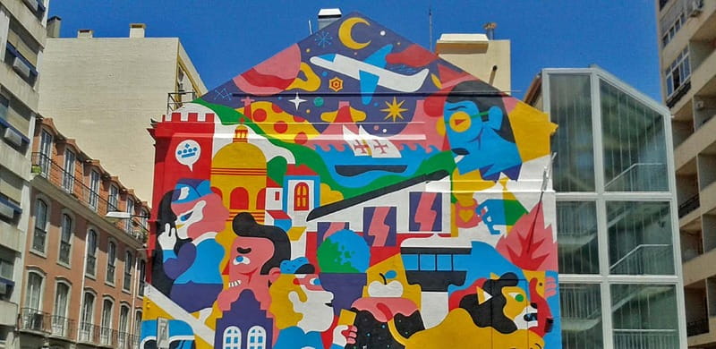 The Real Lisbon Street Art Private Guided Tour by Minivan - Guides Pedro and Miguel