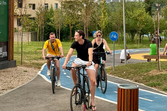 Tirana Mural Bike Tour: Street Art, Culture & Photography Stops - Rocket01 and the giant clothespin