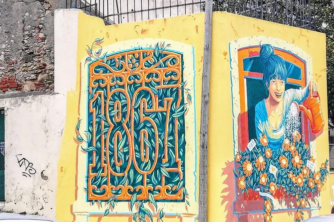 Tuk Tuk Lisbon: Exploring Urban Art - André Saraiva’s enormous tile wall at Santa Clara