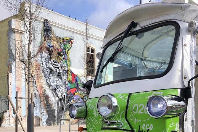 Tuk Tuk Lisbon: Exploring Urban Art - Santa Apolónia and the Pichi&Avo statue