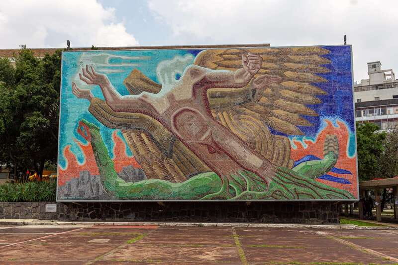 UNAM: Murals & Revolution - Outside the Estadio Olímpico Universitario