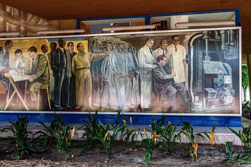 UNAM: Murals & Revolution - Starting at Rectoría with a UNESCO marker