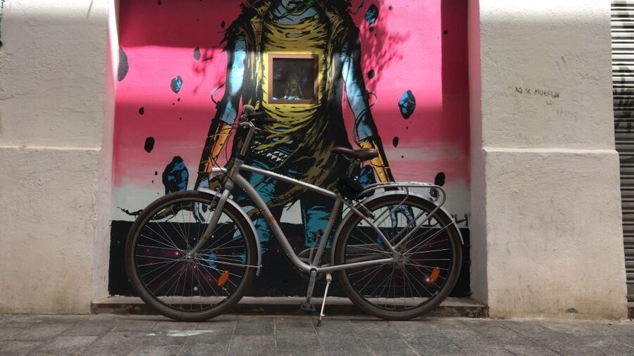 Valencia: Street Art Tour on Bicycle, E-Bike or E-Step - Riding through El Carmen’s narrow lanes