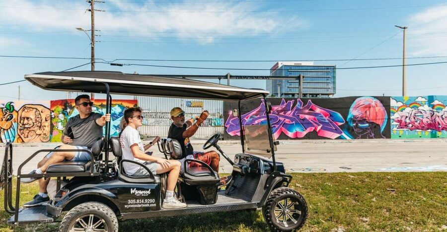 Wynwood Art District 1-Hour Street Art Tour by Golf Cart - Key points to know before you book