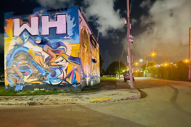 Wynwood Graffiti Golf Cart Tour After Dark - Wynwood Marketplace on 2nd Avenue