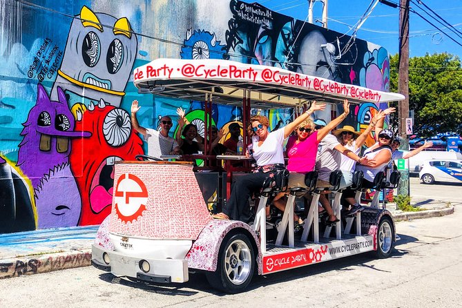 Wynwood Graffiti InstaTour on a Party Bike - Rolling into Wynwood’s outdoor art museum